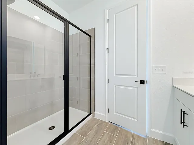 Master shower