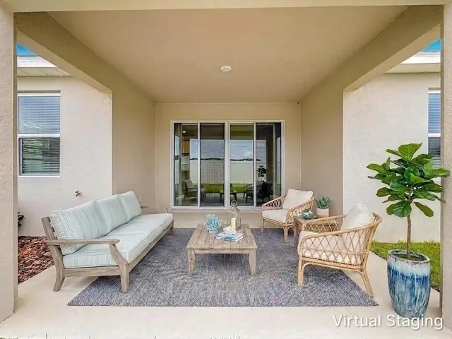 Patio Virtually Staged