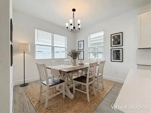 Dining Room Virtually Staged