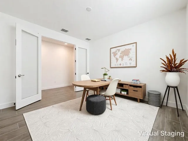 Office/Den Virtually Staged