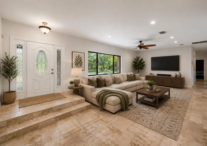 Living Room Virtually Staged