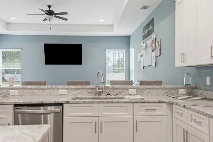 Stone counter tops!