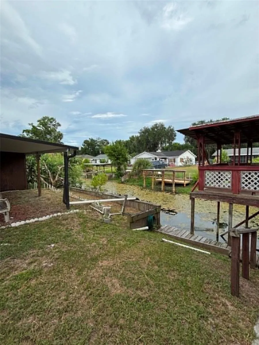 Covered storage/Seawall/Dock
