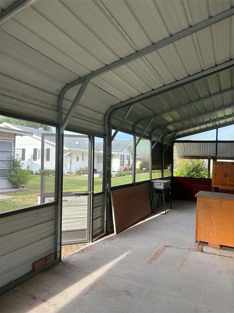 inside cook shed