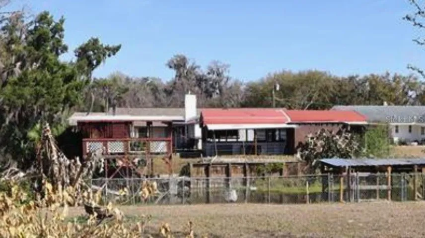 rear view from across canal