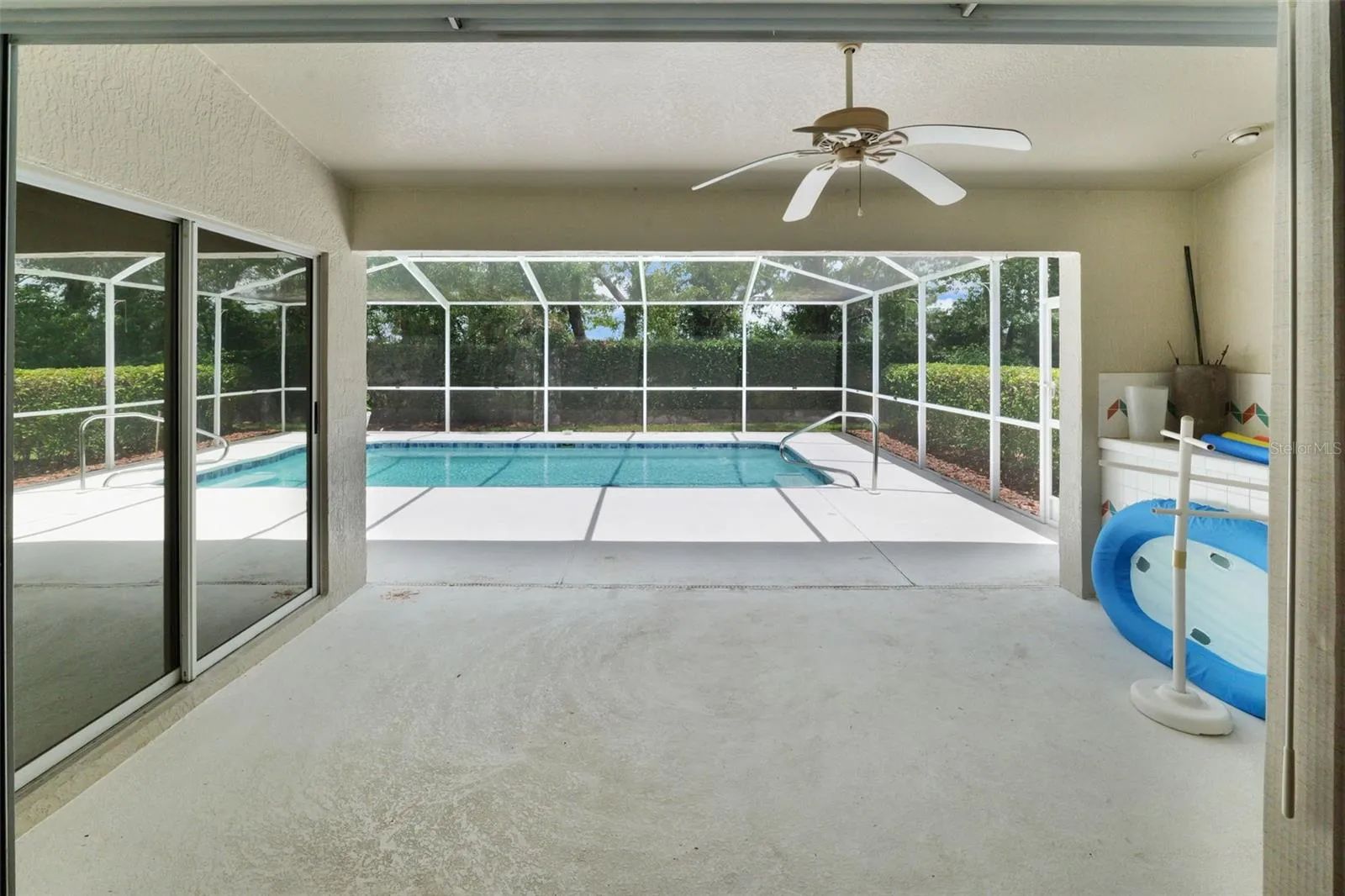 Covered lanai and screened enclosure