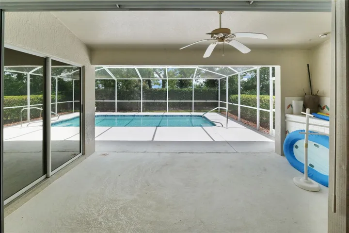 Covered lanai and screened enclosure