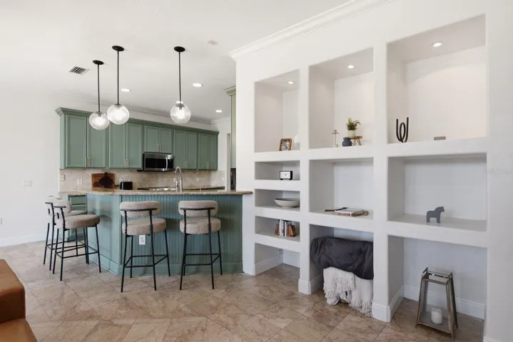 Built In feature in living room