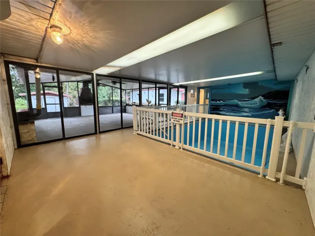 Home HAD an indoor inground pool - home is not marketed as such for pool is out of order