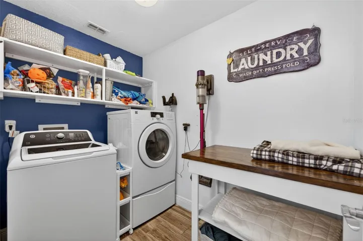 first floor laundry room