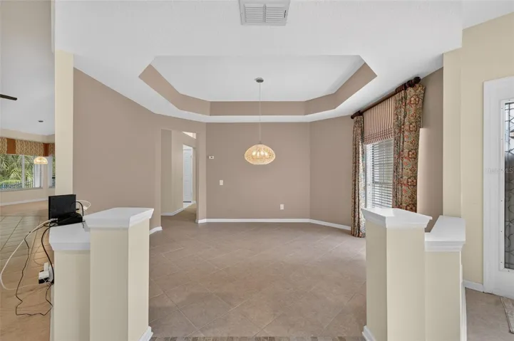 Vacant dining room