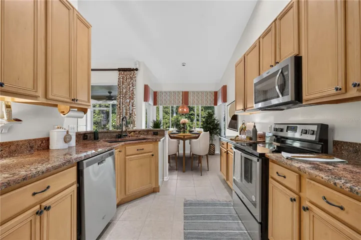 Kitchen and virtually breakfast nook