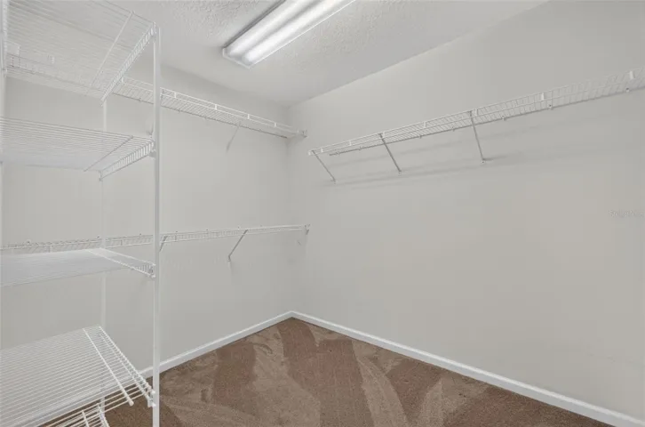 Primary walk in closet