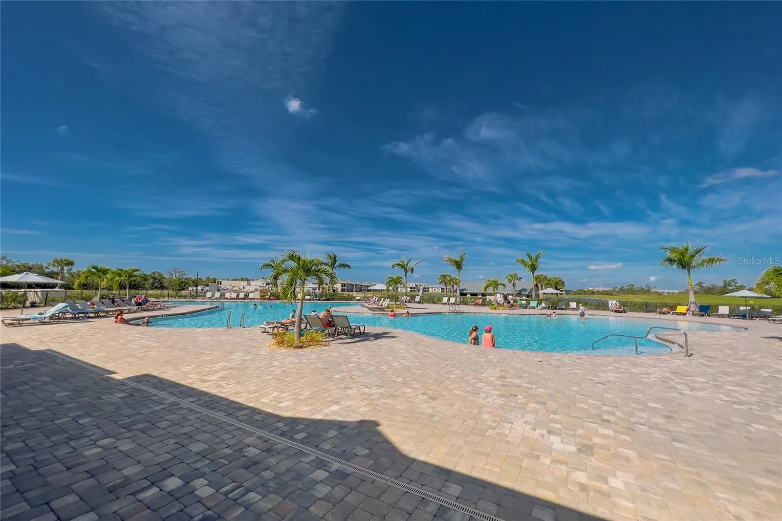Resort style pool at the Tiki Bar