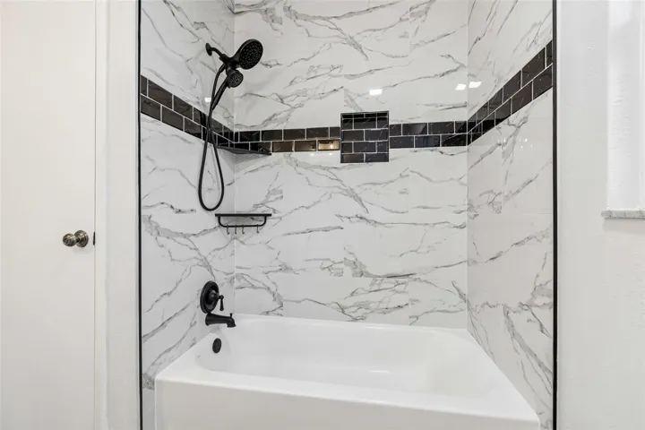 Hall Bath with Tub