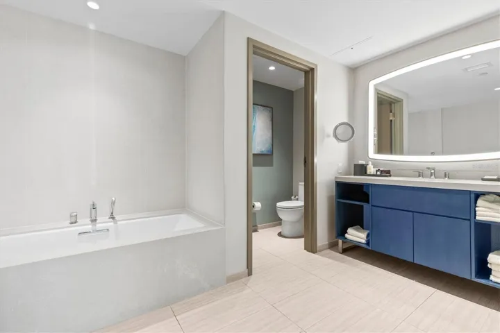 Primary suite spa-like bathroom