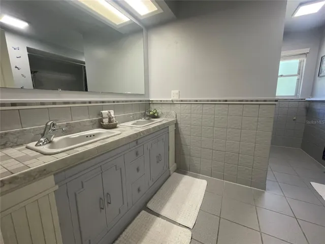 Secondary Bath - double vanity.