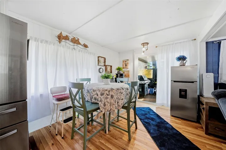 Dining room looking out to the spectacular waterfront and decking!