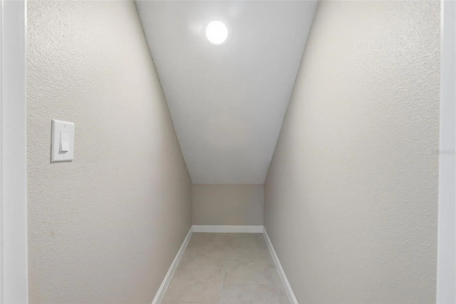 Under the stairs closet