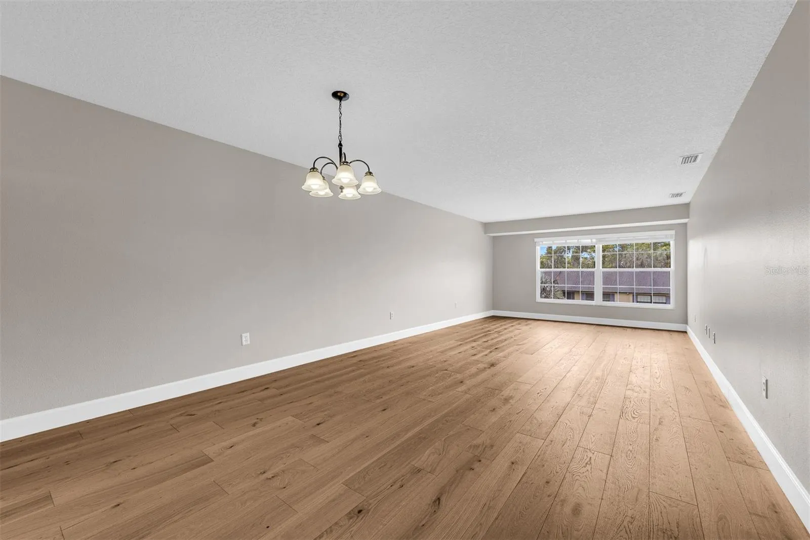 Brand new top of the line wide plank wood flooring