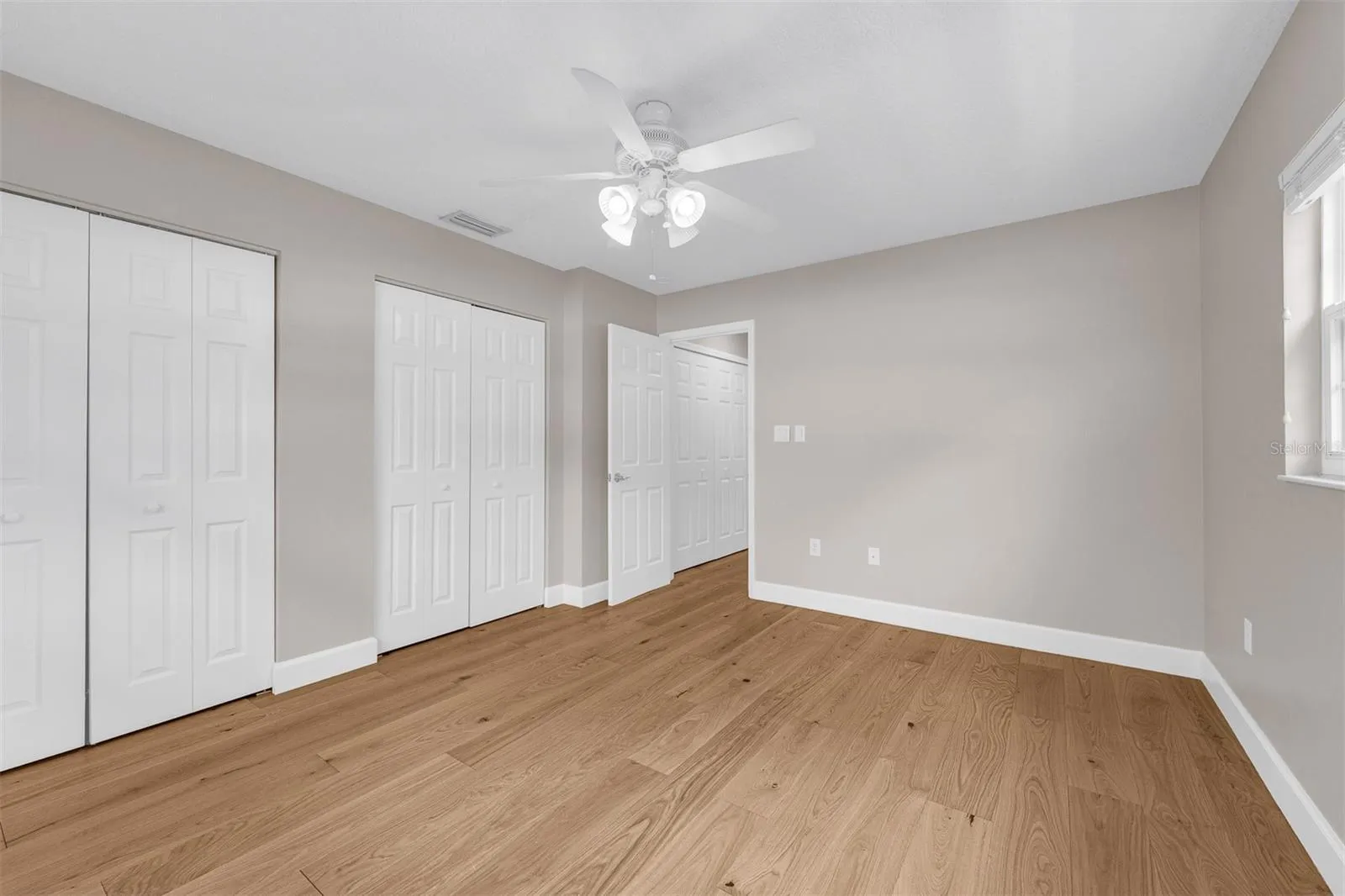 2nd Bedroom with double closets