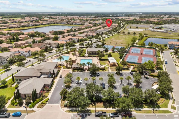 Aerial view of 9870 Mere Parkway