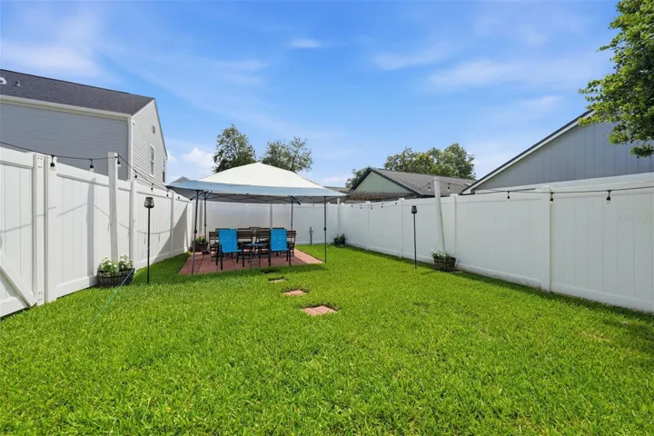 FENCED BACK YARD