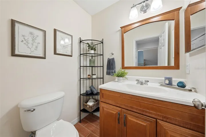 HALF BATHROOM DOWNSTAIRS