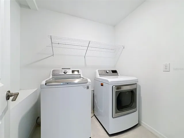 upstairs laundry room