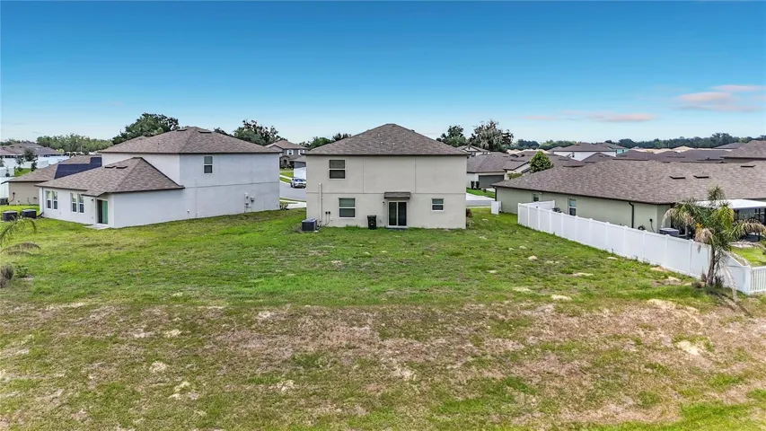 oversized back yard