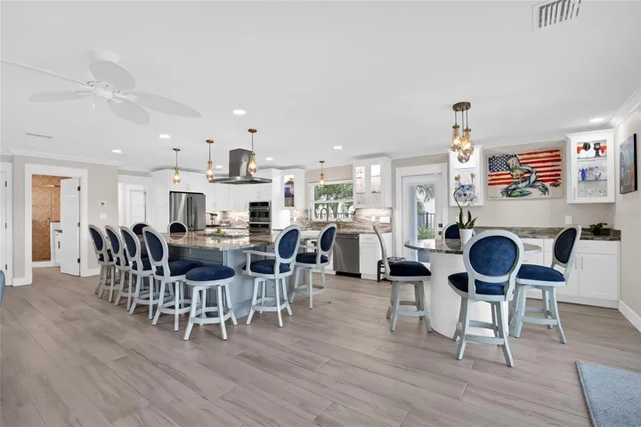LARGE OPEN DINING SPACE