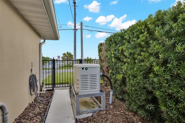 GENERAC GENERATOR FOR WHOLE HOME POWER IN CASE THE POWER GOES OUT. YOU ARE COVERED.  PROPANE TANK HOLDS 250 GALLONS