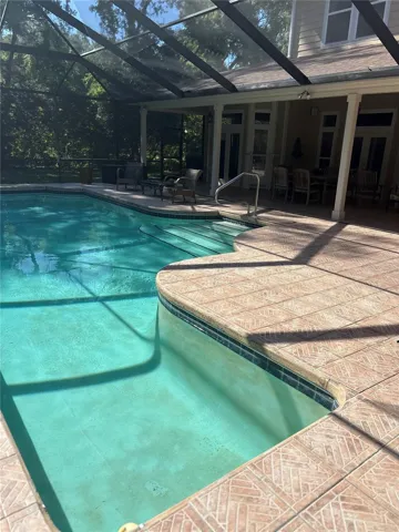 Side View of Pool