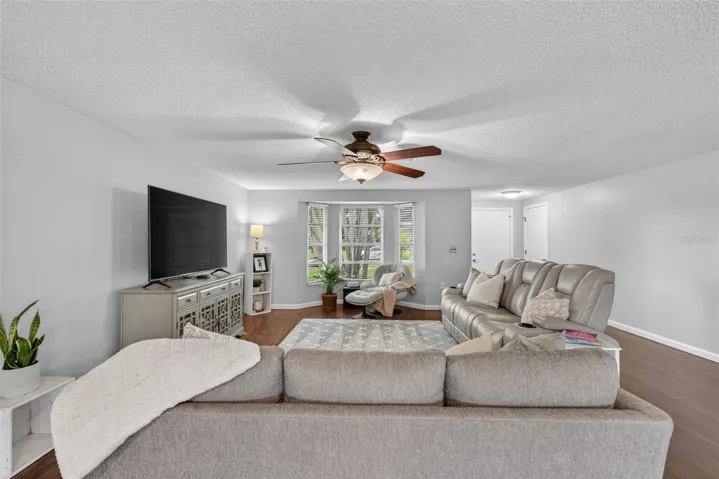 Large Living Room with Bay Window
