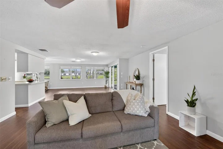 Large Living Room Open to Dining and Other Areas
