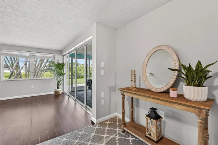 Sliding Glass Doors in Open Plan Living Area