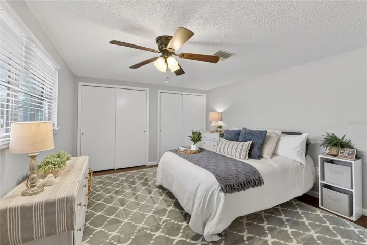 Primary Bedroom with Three Built in Closets