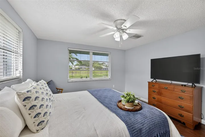 Second Bedroom with Lakeviews and Large Built in Closet