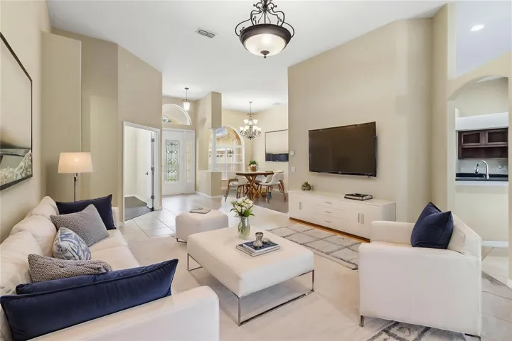 Living room - Virtually staged