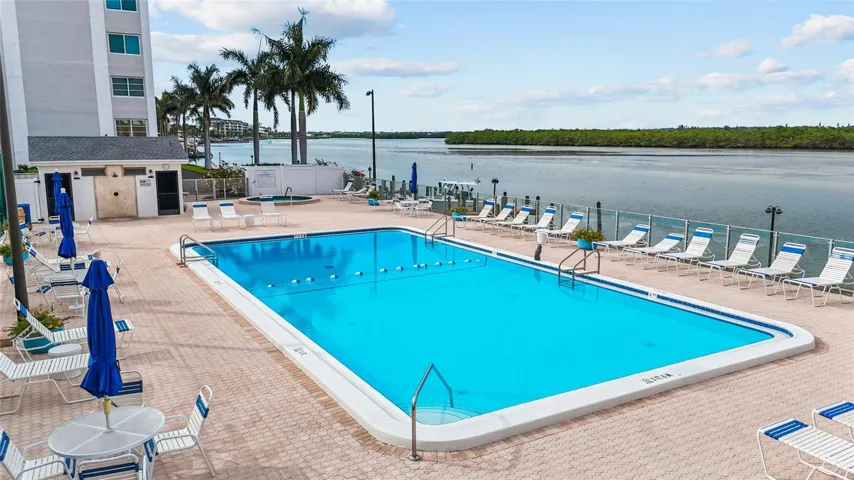 Heated Lap Pool & Restrooms
