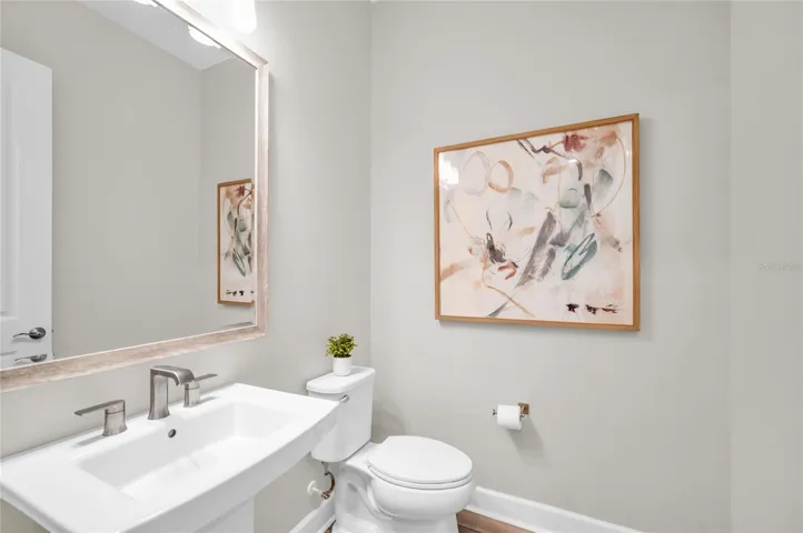 Powder Half Bath (First Floor)