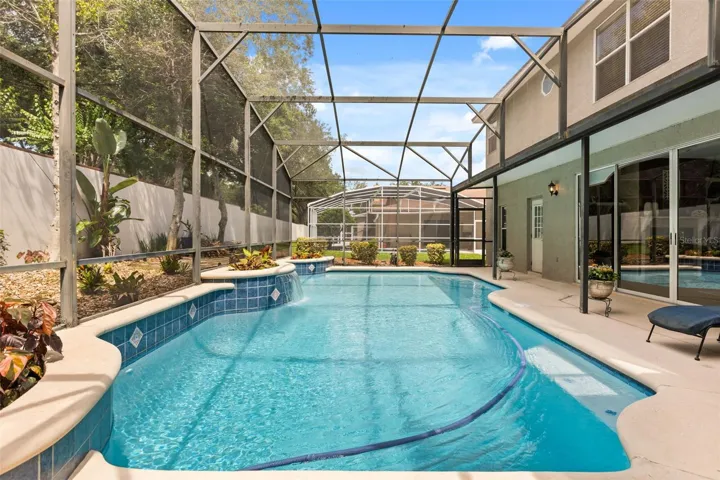 Private in-ground pool, screen enclosed
