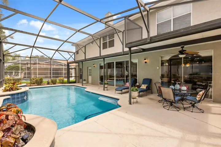 Private in-ground pool, screen enclosed