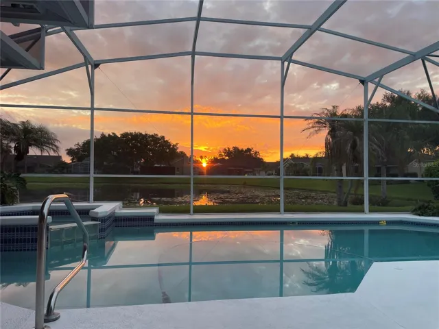Sunset from Pool Area