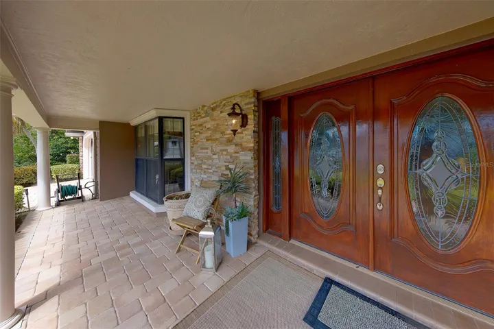 Front covered patio great for relaxing