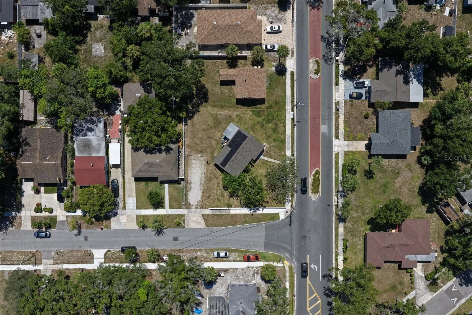 OVERHEAD VIEW - FAIRMONT ST & S MADISON AVE