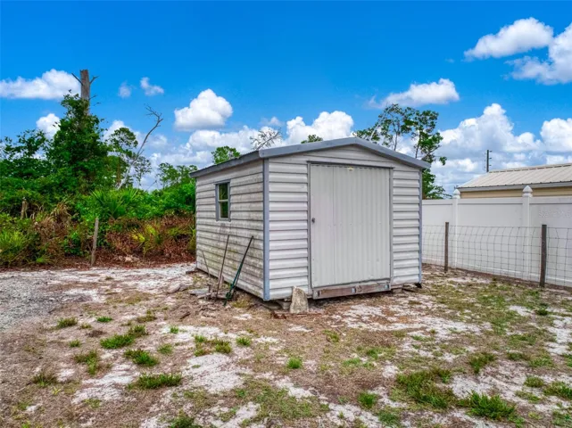 Back yard storage