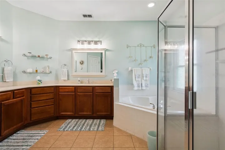 Master Bathroom with Jacuzzi Tub