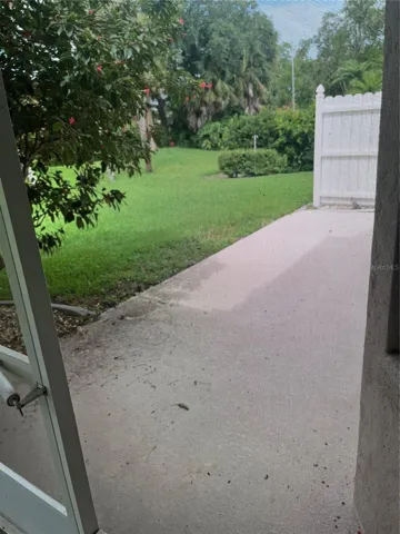 Front entry door from inside.