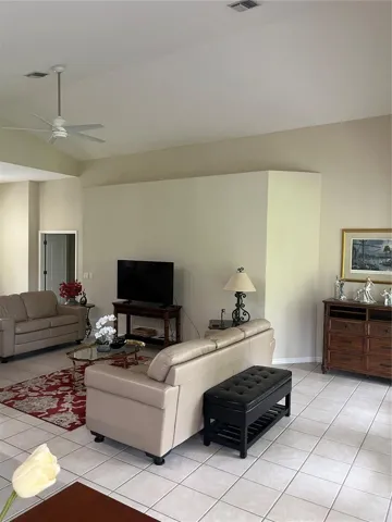 Great room/living room.Higher ceiling height.